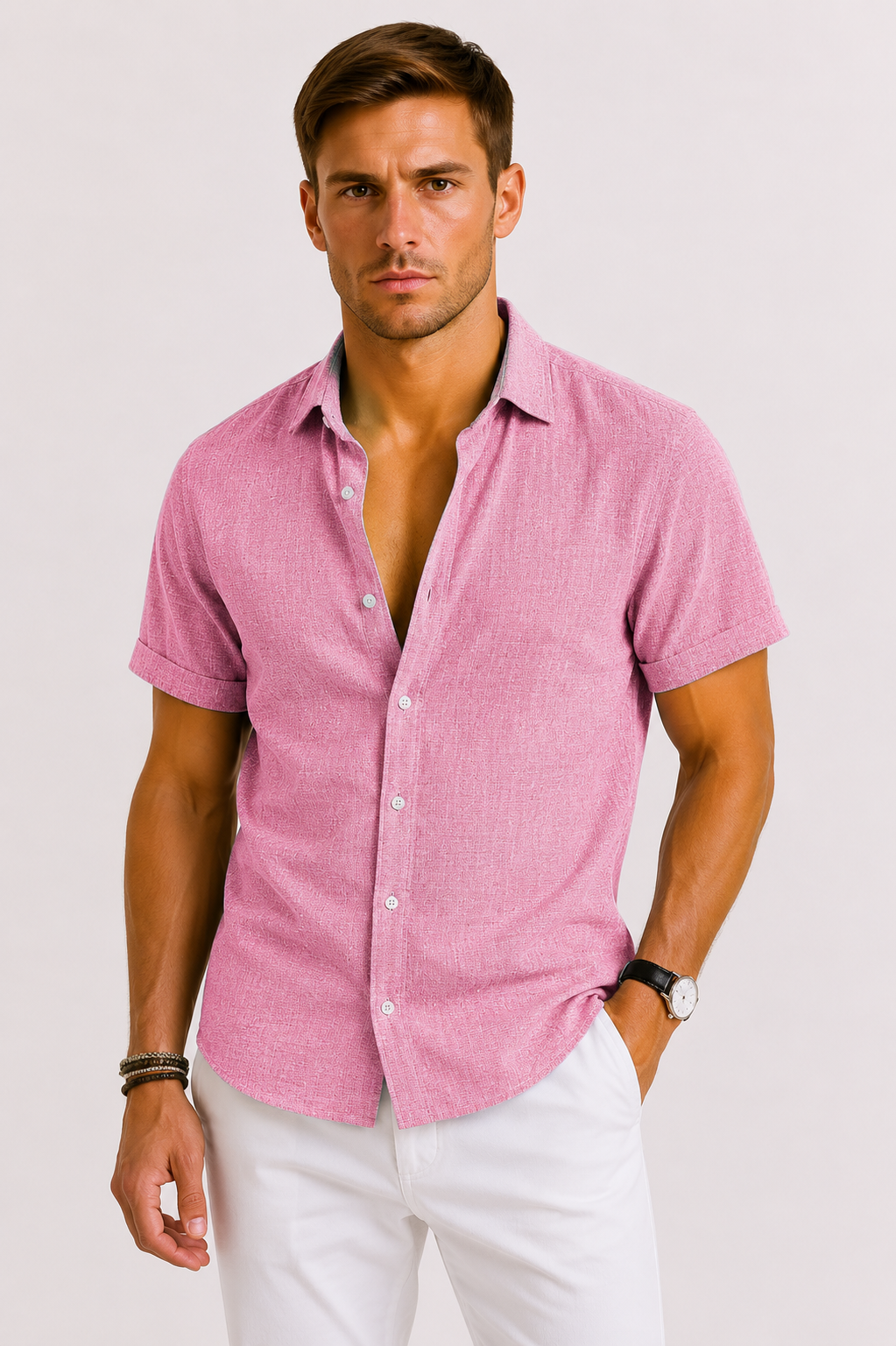 Men's Linen Shirt Airy Summer Style Timeless Design