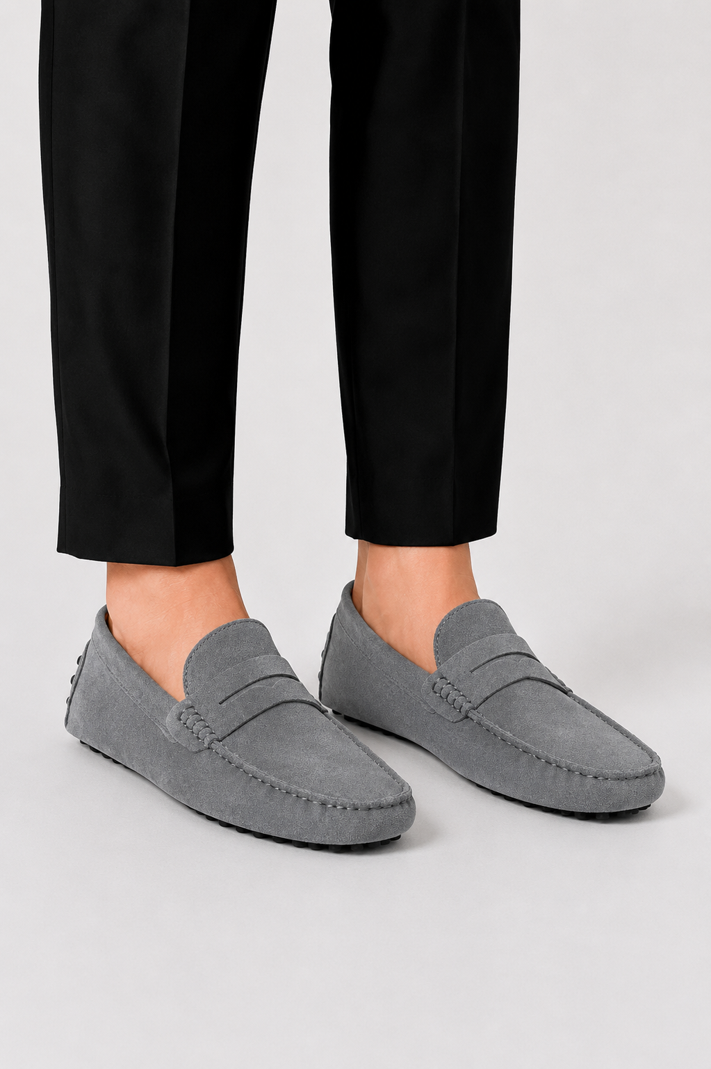 Men's Loafers Italian Style Suede Comfort Slip-ons