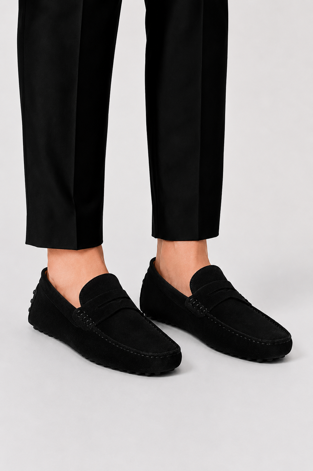 Men's Loafers Italian Style Suede Comfort Slip-ons