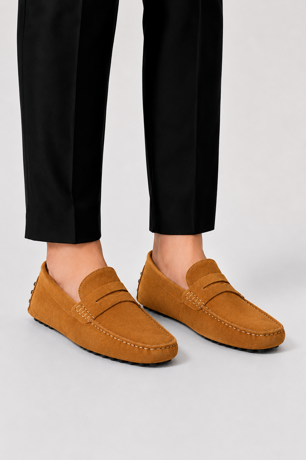 Men's Loafers Italian Style Suede Comfort Slip-ons