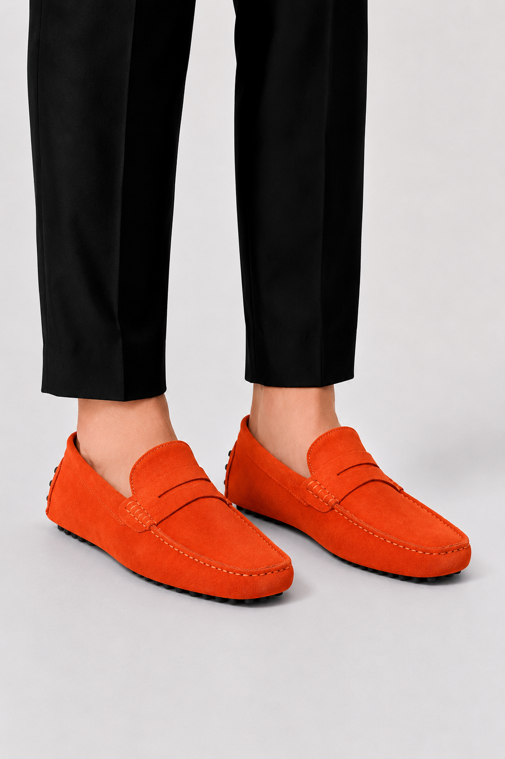 Men's Loafers Italian Style Suede Comfort Slip-ons
