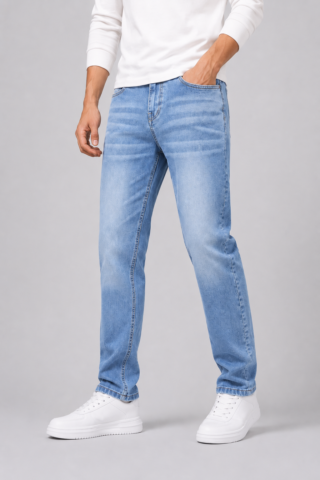 Men's Jeans Medium Stretch Timeless Denim Style