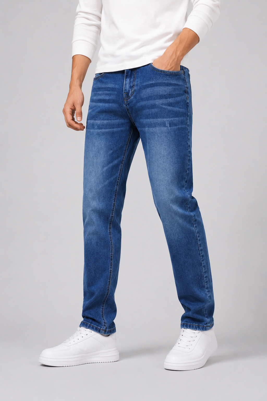 Men's Jeans Medium Stretch Timeless Denim Style