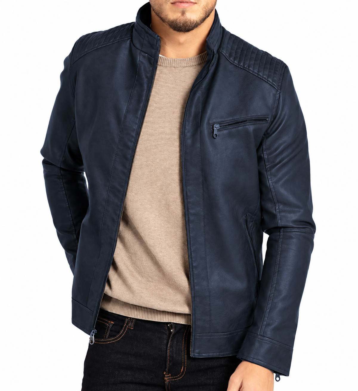 Timothy Faux Leather Jacket