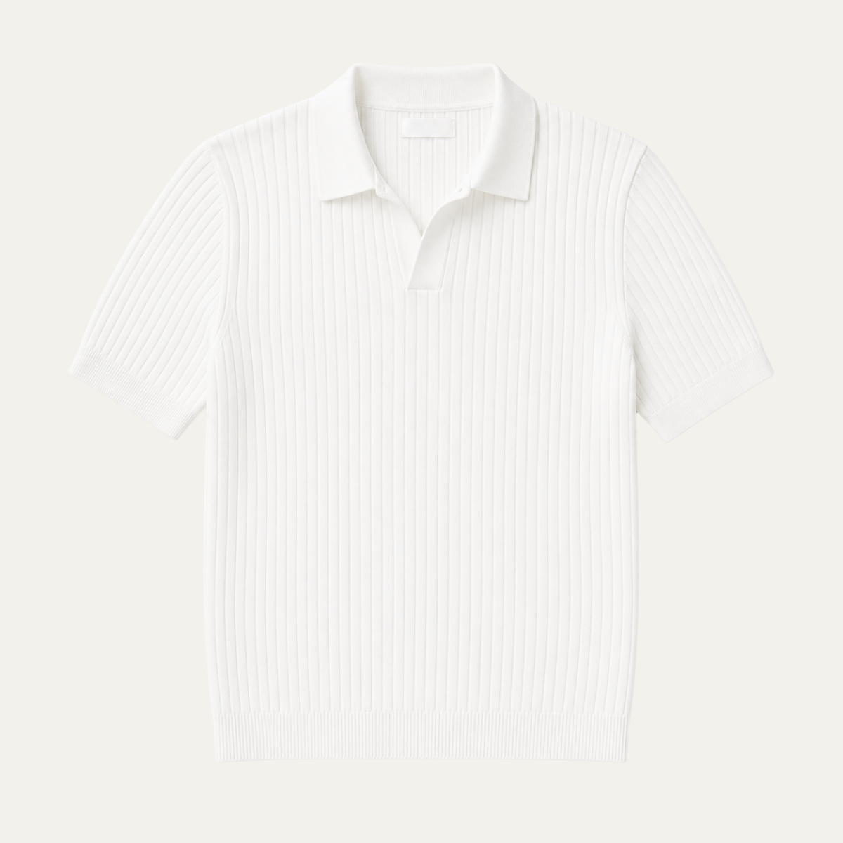 The Hawthorne Men’s Cotton Ribbed Polo Shirt