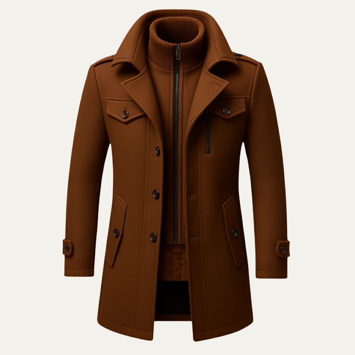 Stylish Men's Winter Coat for Warmth and Elegance