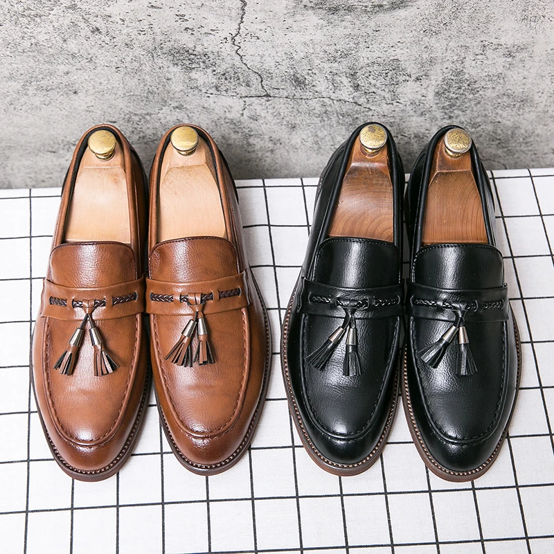 Cambridge Leather Tassel Loafers