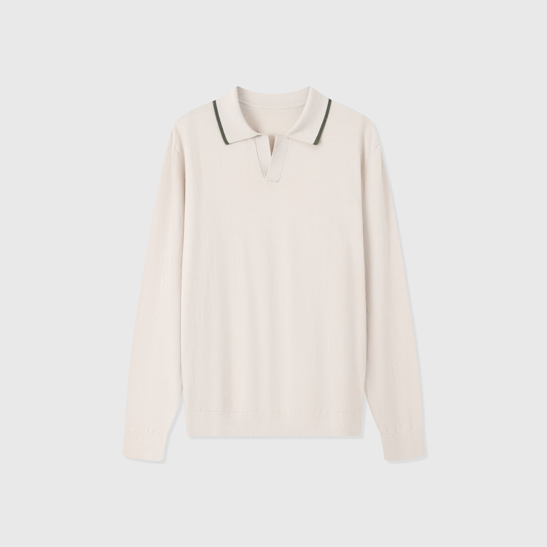 Trani Long-Sleeve Knit Polo