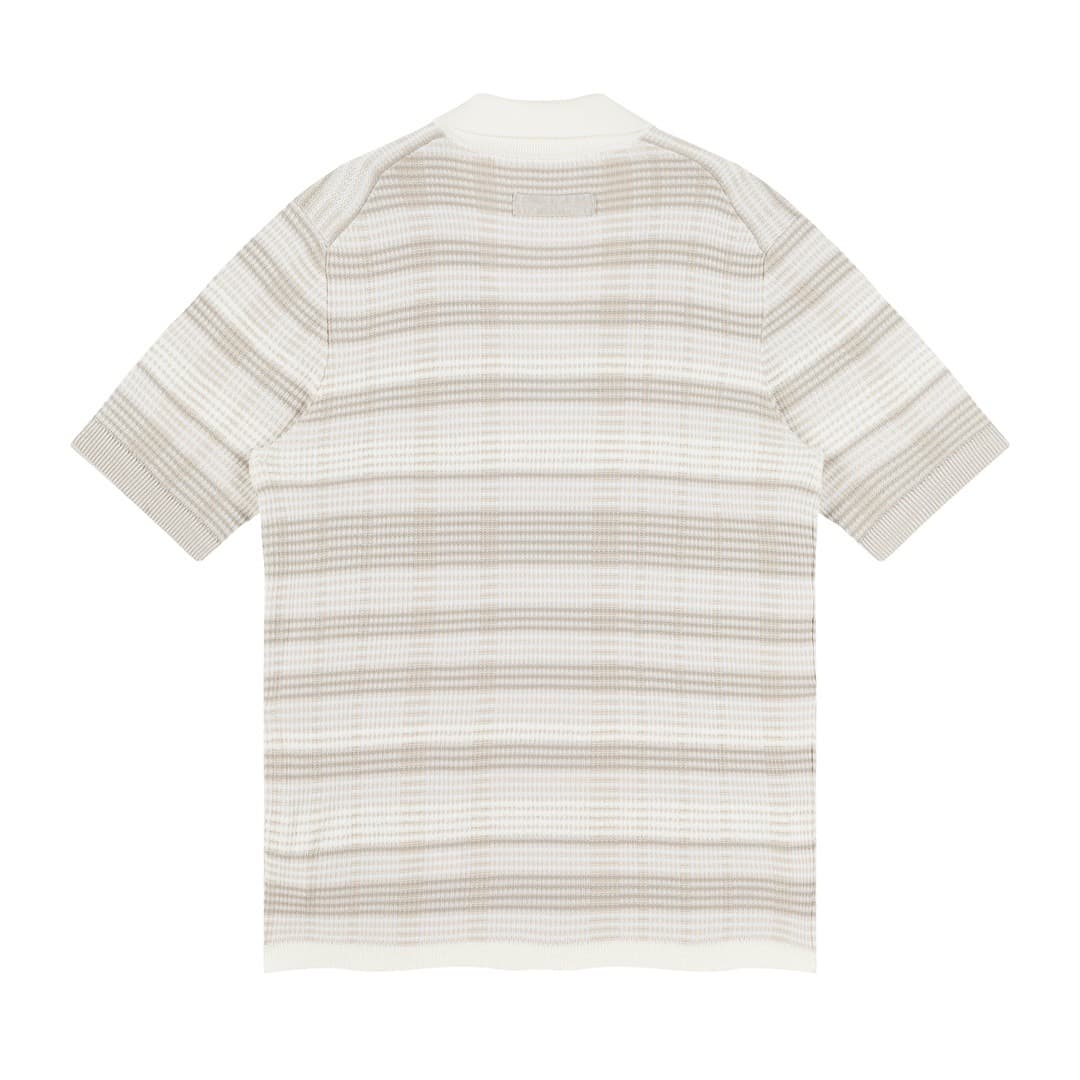 Praiano Striped Knit Polo