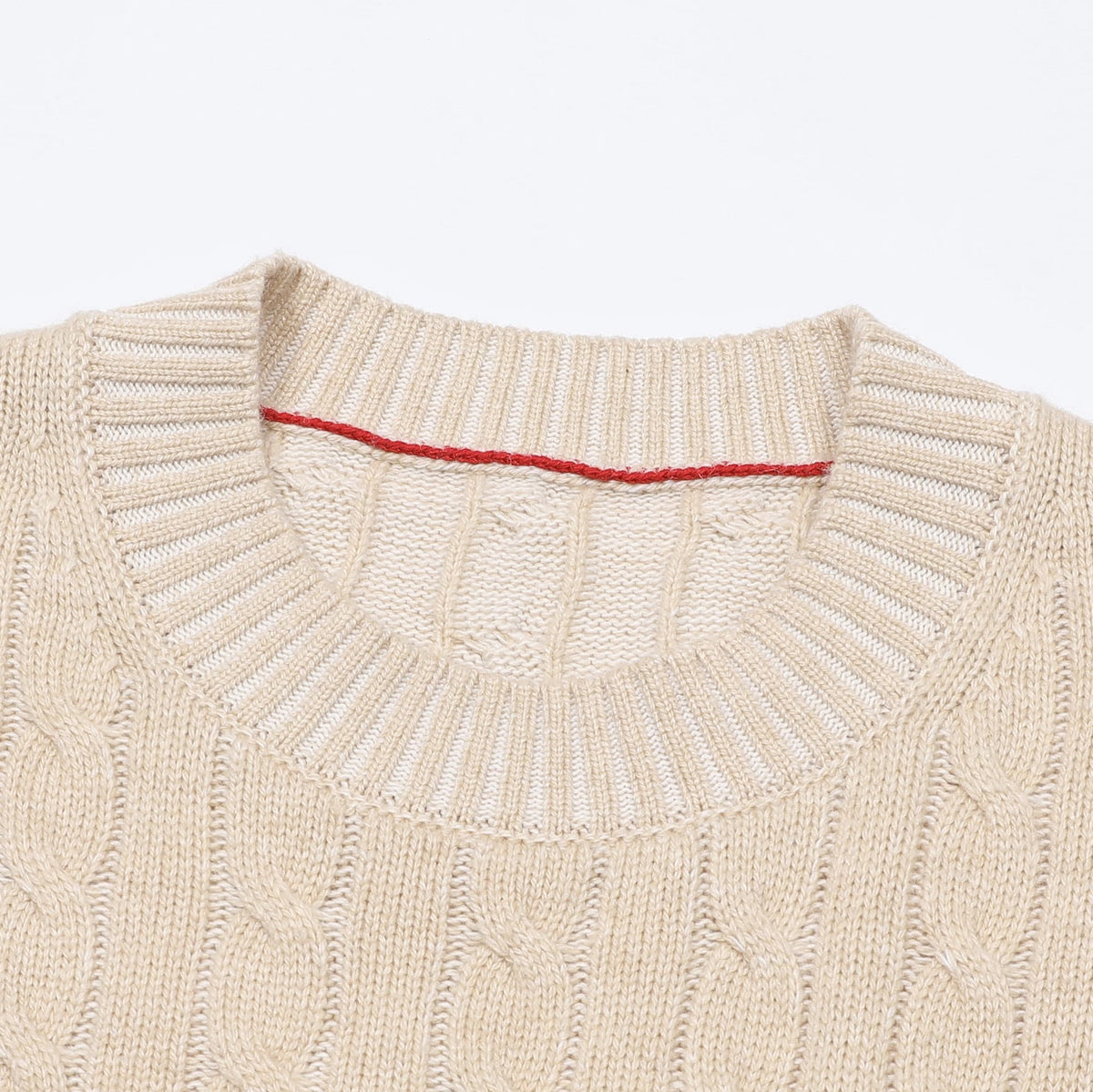 Camogli Cable Knit Crew Neck