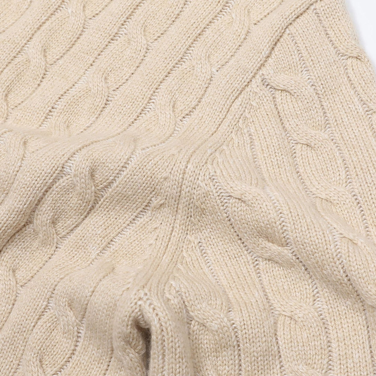Camogli Cable Knit Crew Neck