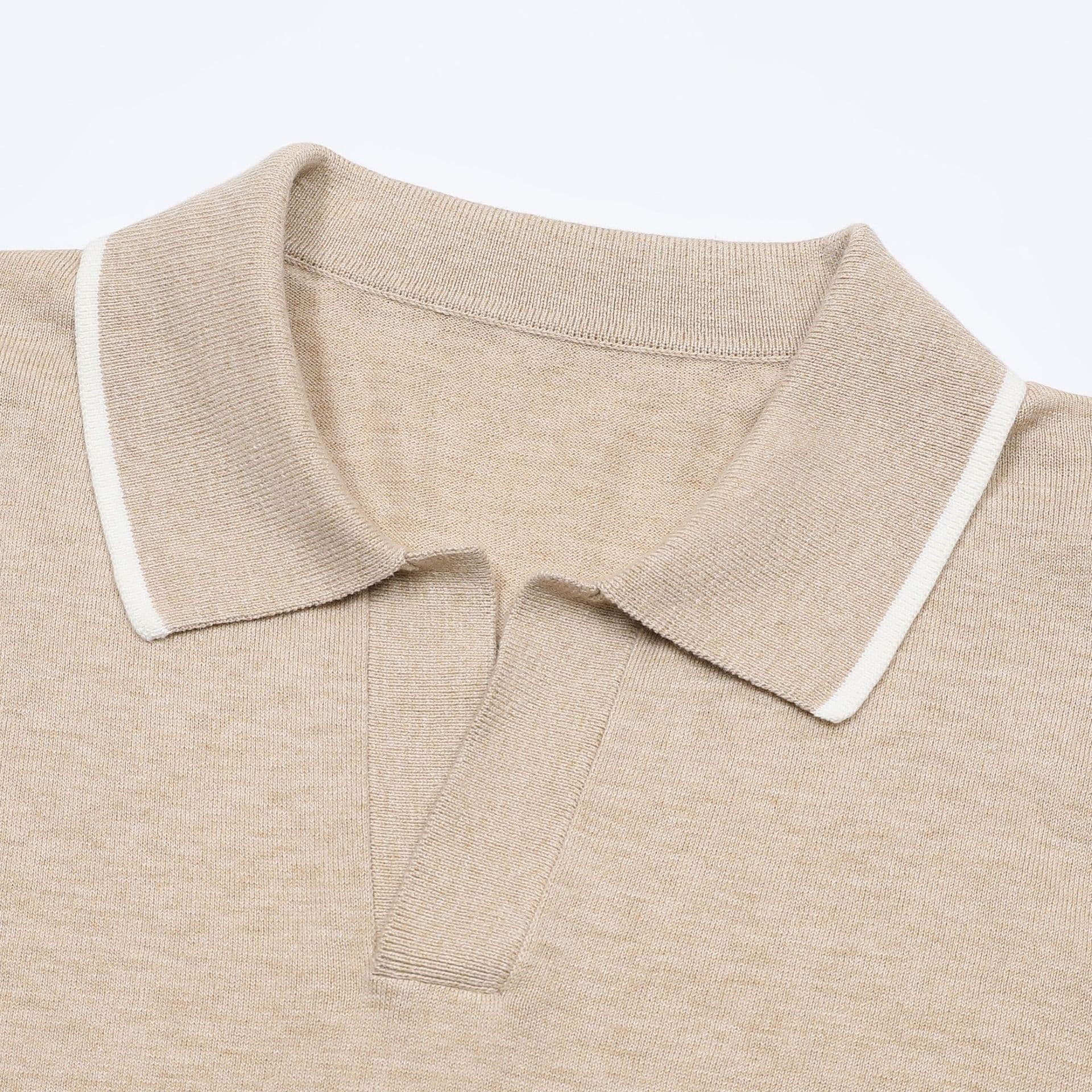 Trani Long-Sleeve Knit Polo