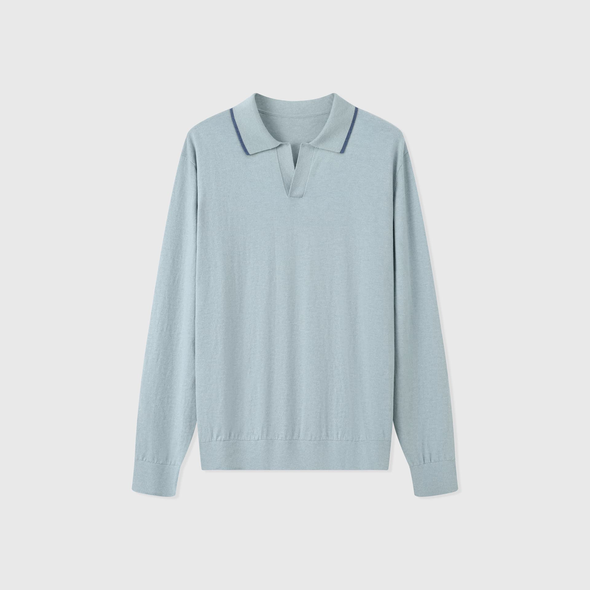 Trani Long-Sleeve Knit Polo