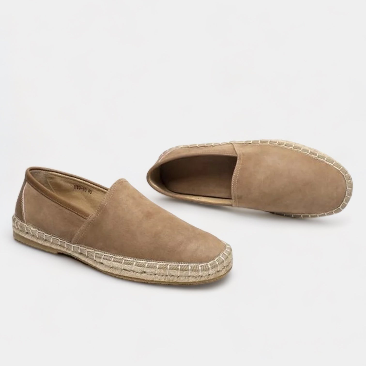 OLD MONEY Tressed Suede Loafers