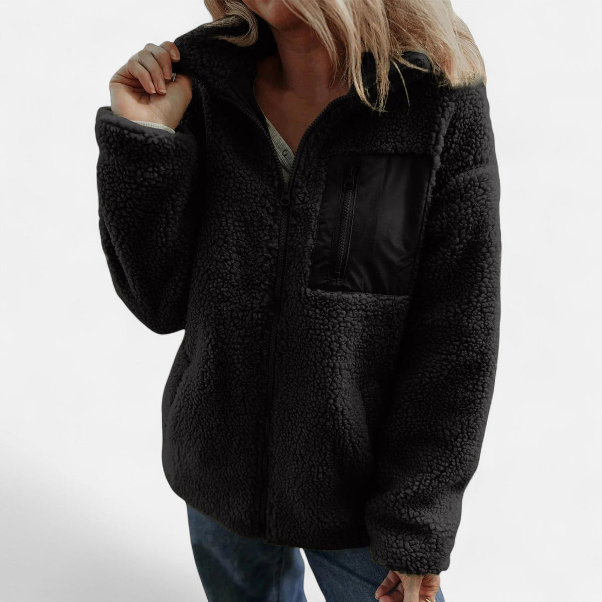Chic Cozy Fleece Teddy Coat for Women