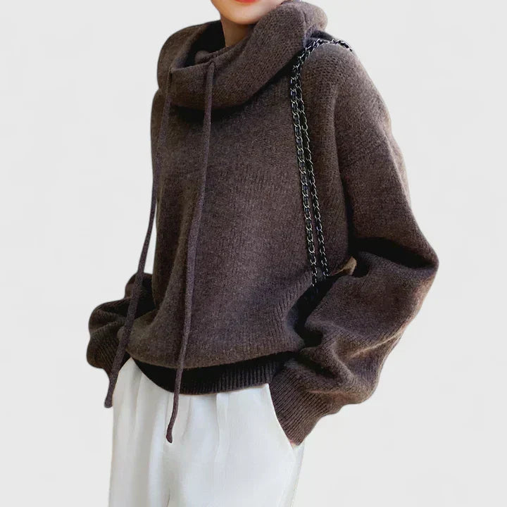 Soft Knit Hoodie for Women - Cozy Sweater for Ultimate Relaxation
