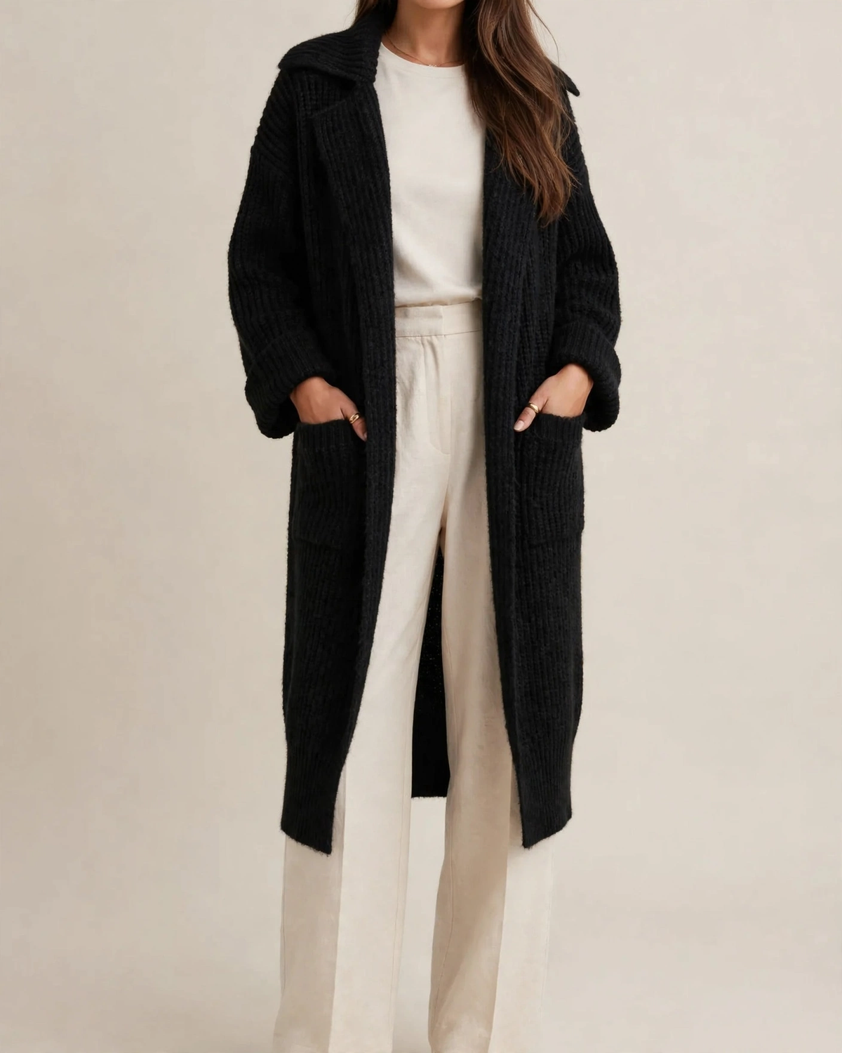 Chic and Comfortable Long Knit Cardigan for Women