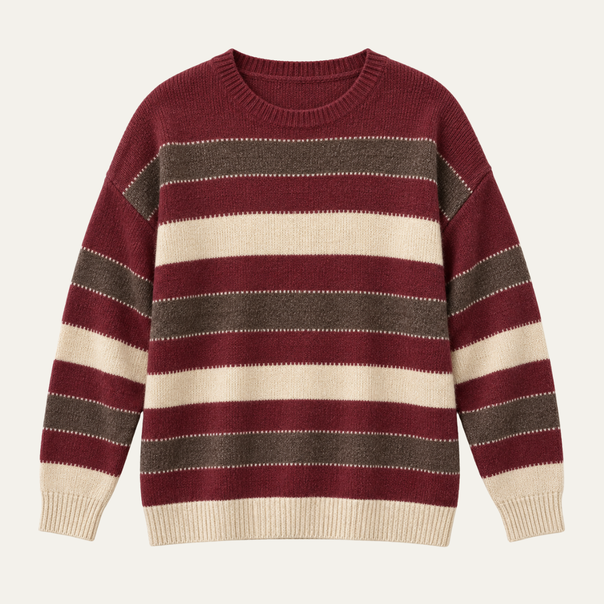 Women's Horizontal Stripe Knit Top