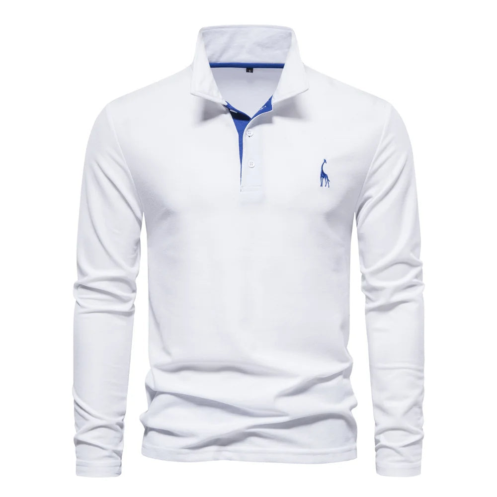 Long Sleeve Polo for Men | Timeless Style and Effortless Comfort