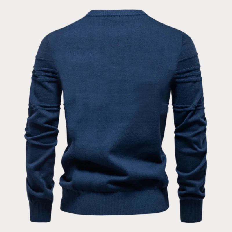 Men's Printed Crew Neck Sweater