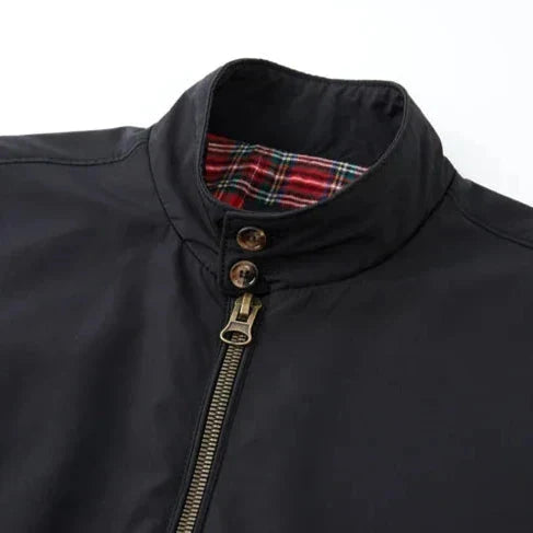 Men's Autumn Harrington Bomber Jacket with Zip