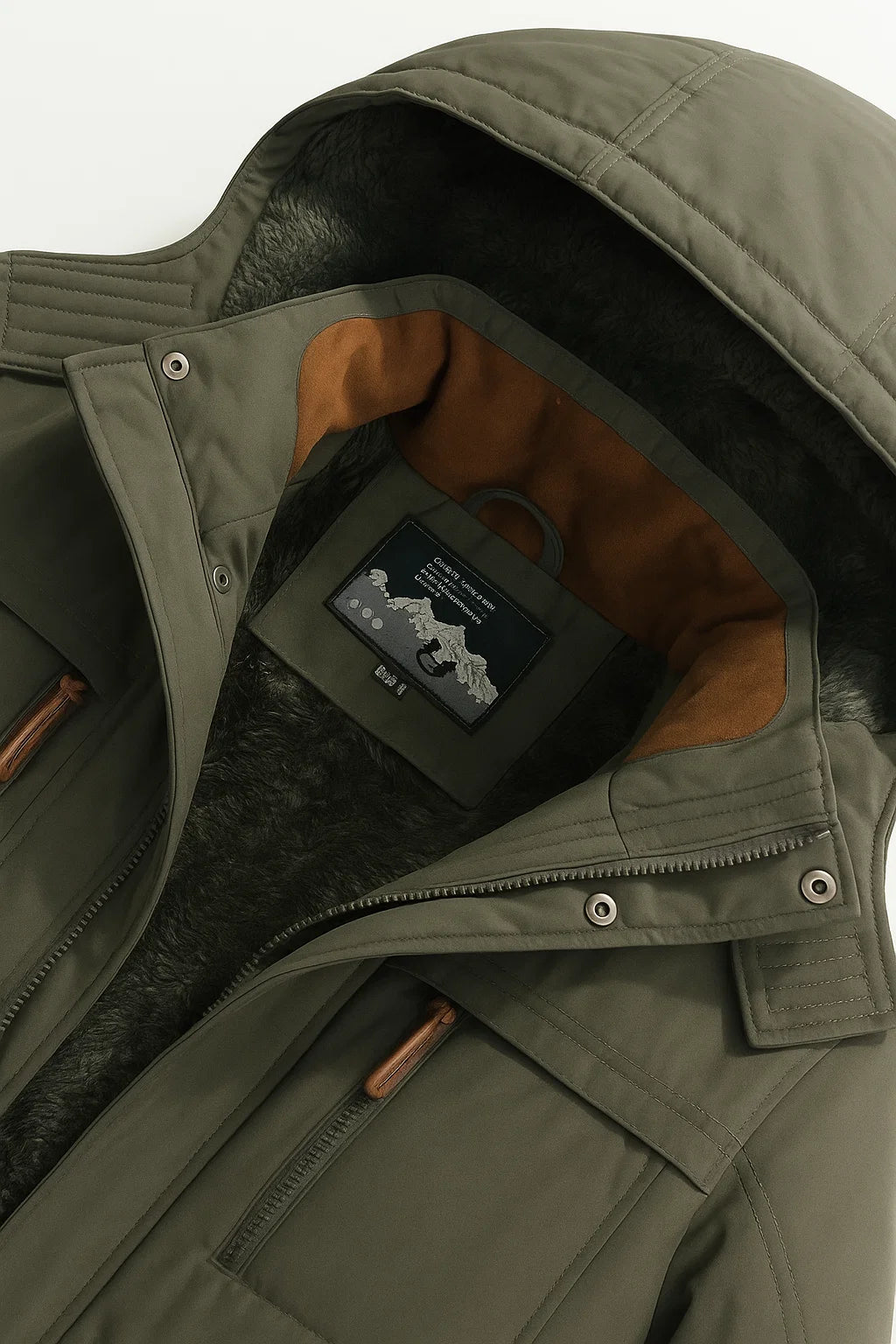 Men's Insulated Waterproof Puffer Jacket for Outdoor Sports