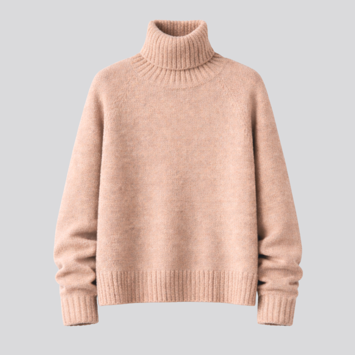 Cozy Women's Merino Wool Turtleneck Sweater