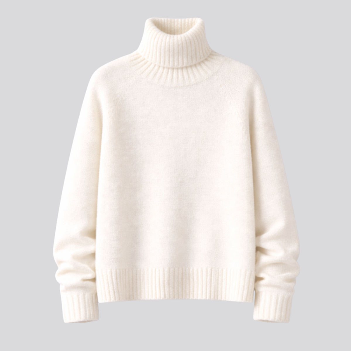Cozy Women's Merino Wool Turtleneck Sweater