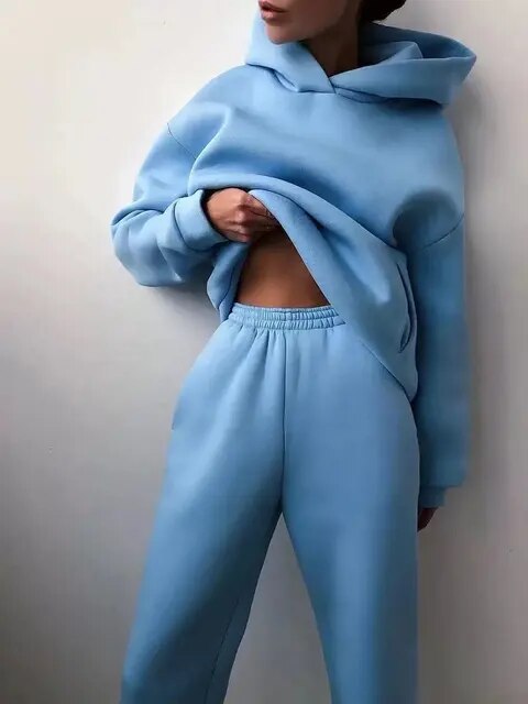 Ladies' co-ord set hoodie with joggers