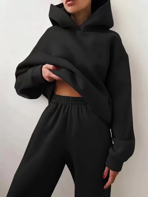 Ladies' co-ord set hoodie with joggers