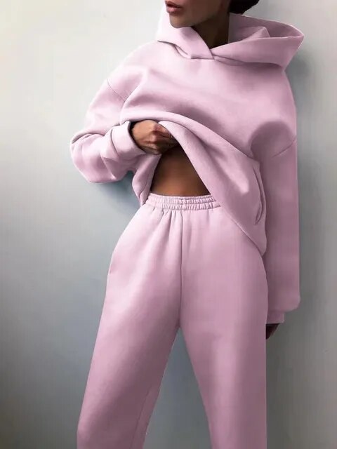 Ladies' co-ord set hoodie with joggers