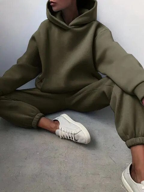 Ladies' co-ord set hoodie with joggers