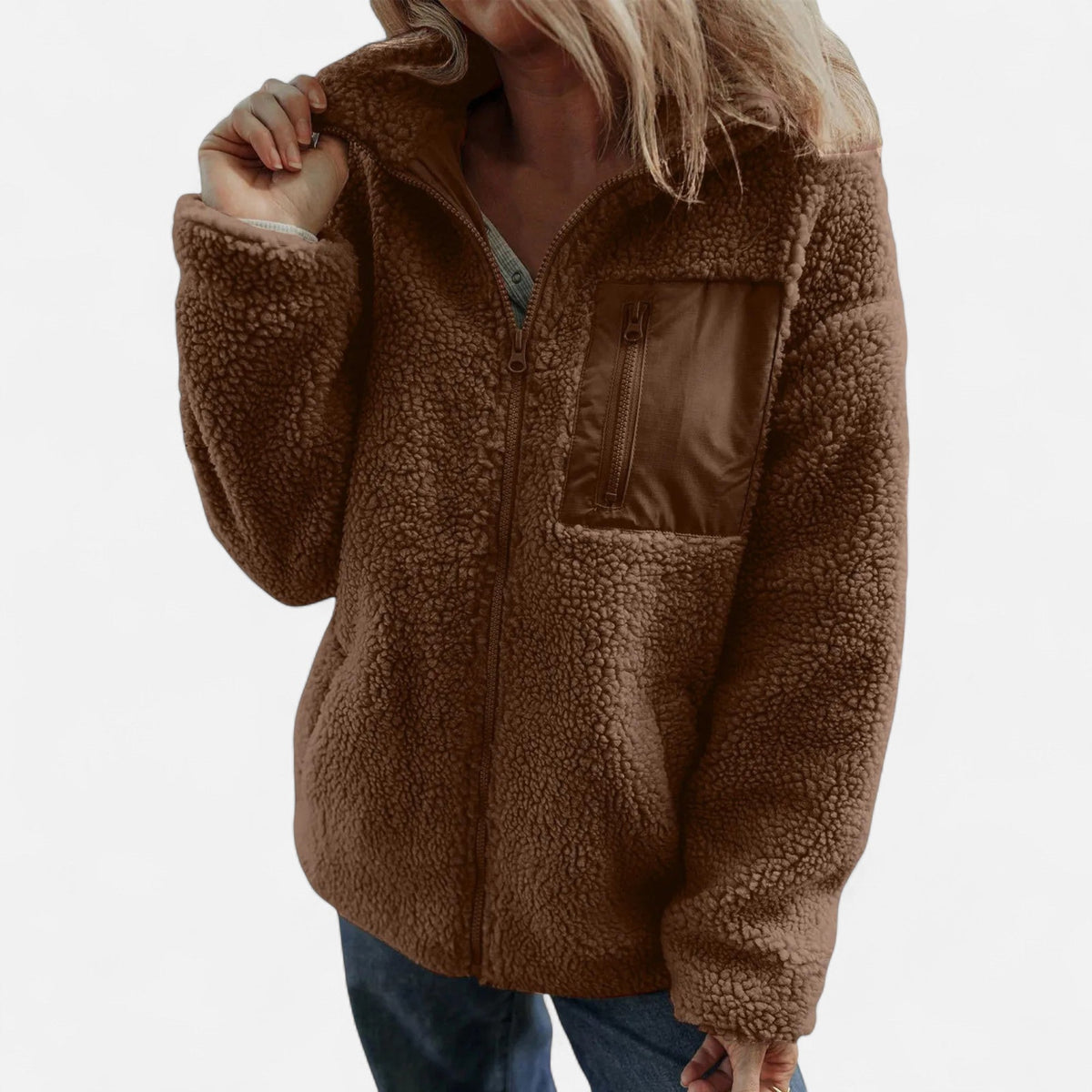 Chic Cozy Fleece Teddy Coat for Women