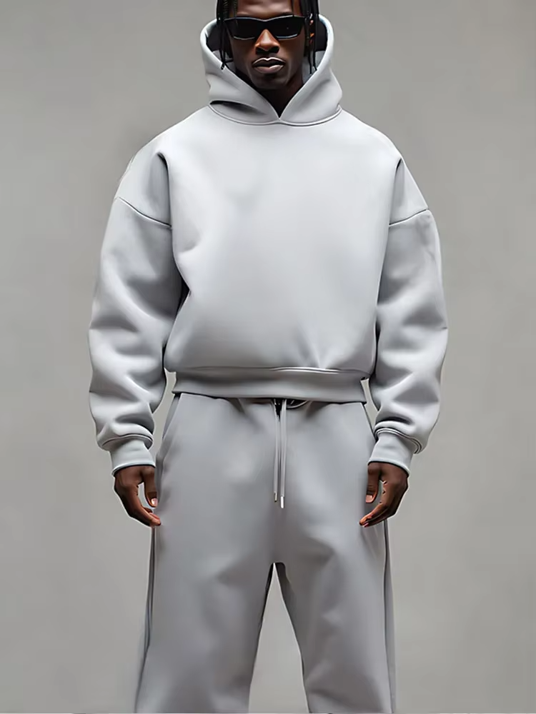 Men's Two-Piece Tracksuit: Hoodie and Jogging Bottoms Set