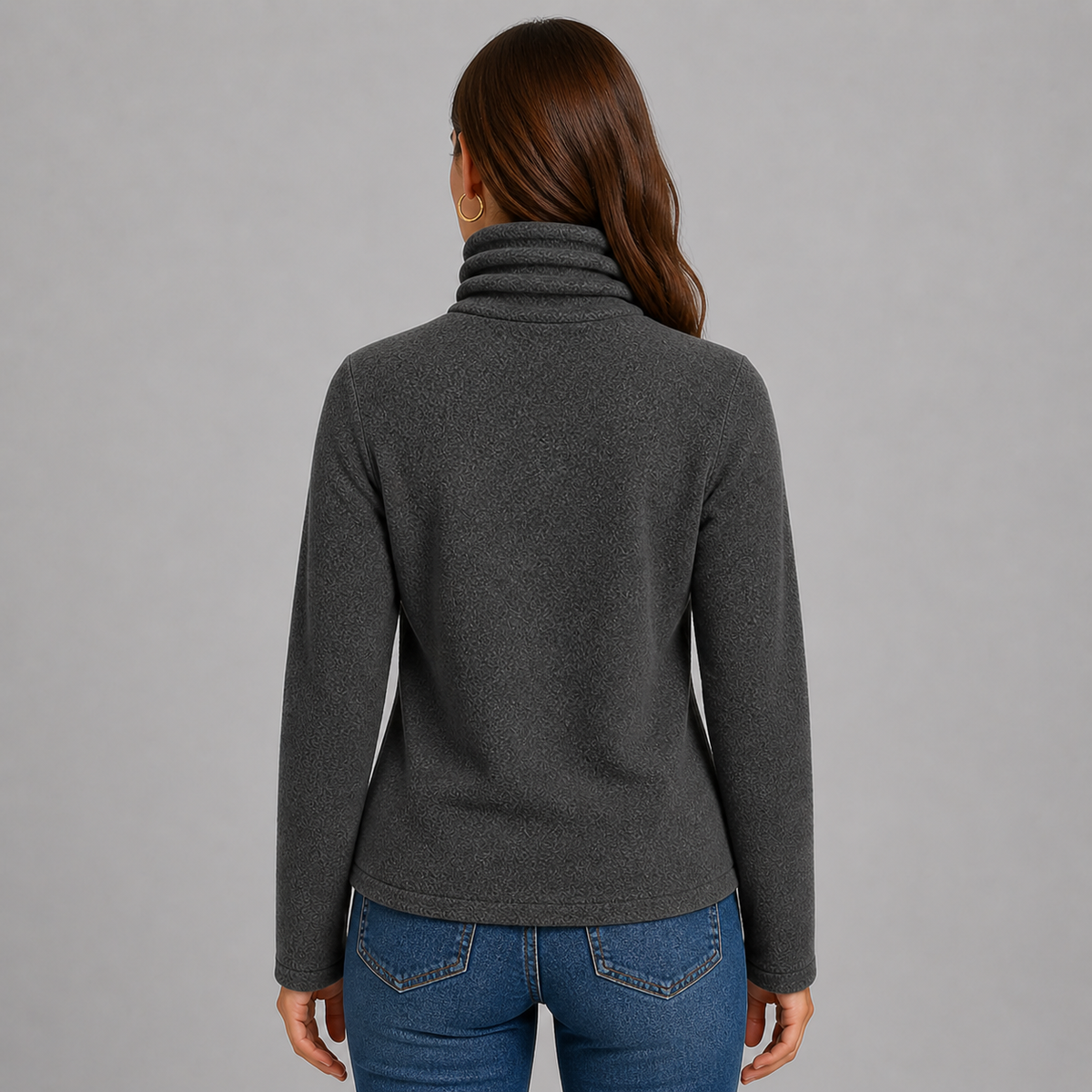 Luxurious Women's Cashmere Blend Turtleneck Sweater