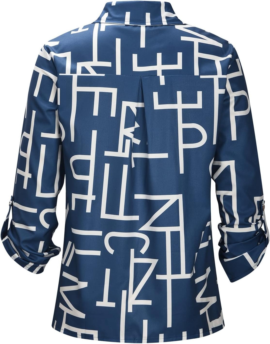 Elegant Printed Long Sleeve Women's Shirt | Flattering Slim Fit