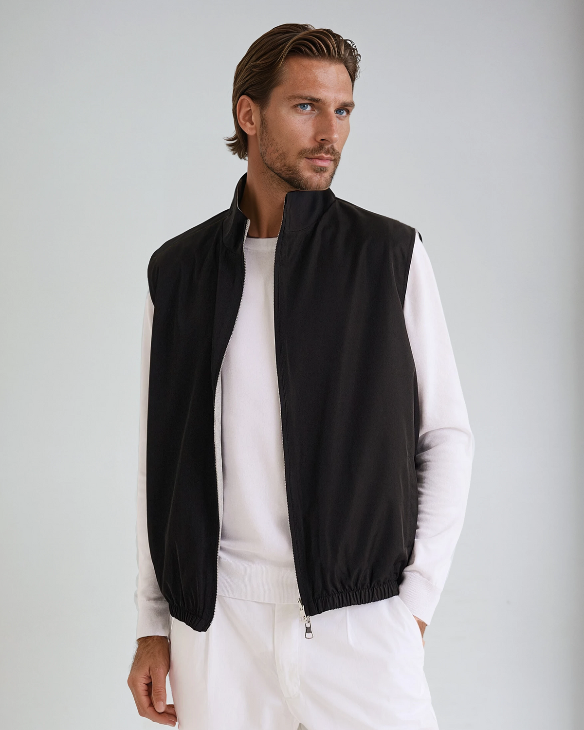 2-in-1 Gilet for Men - Black