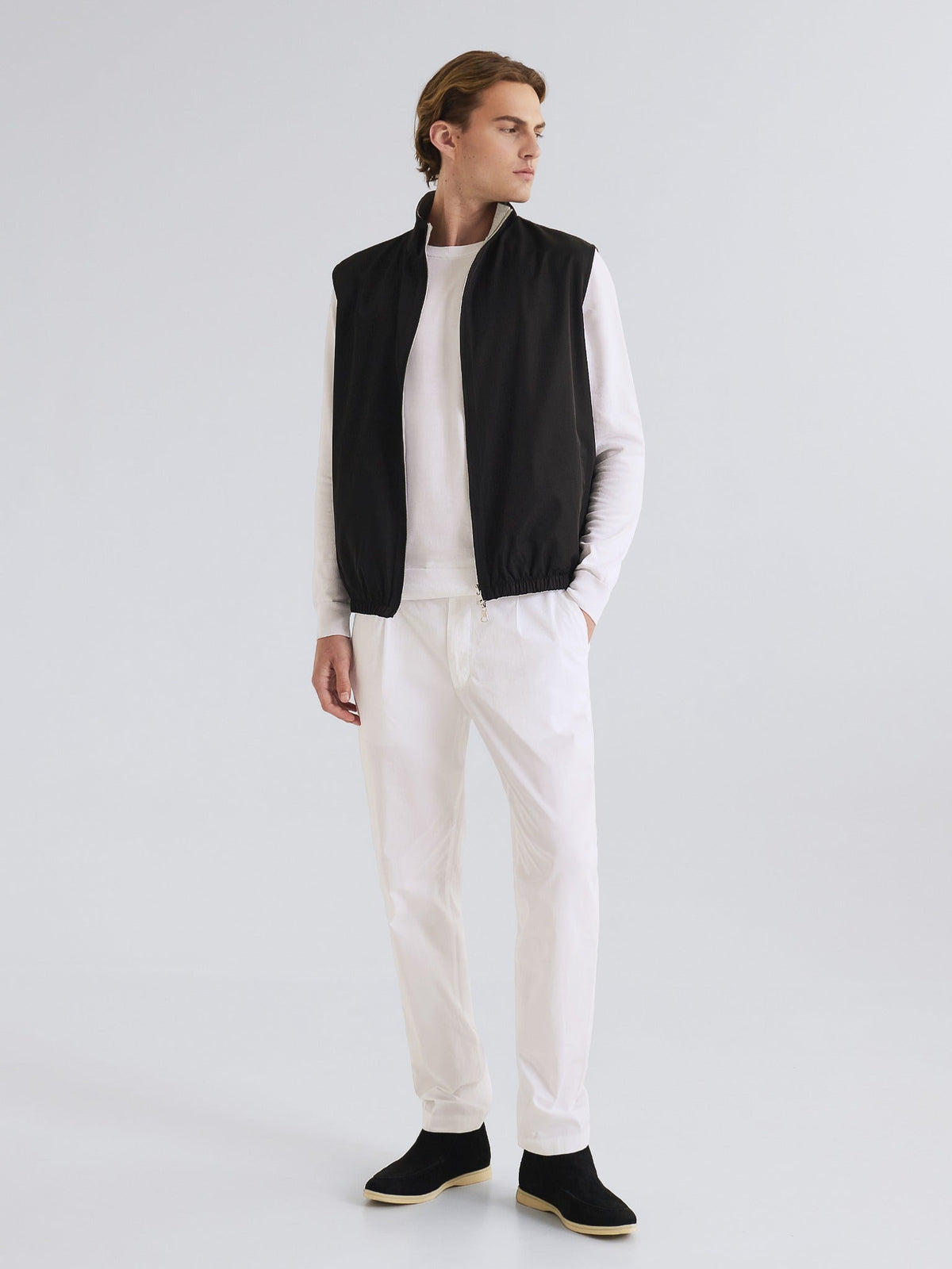 2-in-1 Gilet for Men - Black
