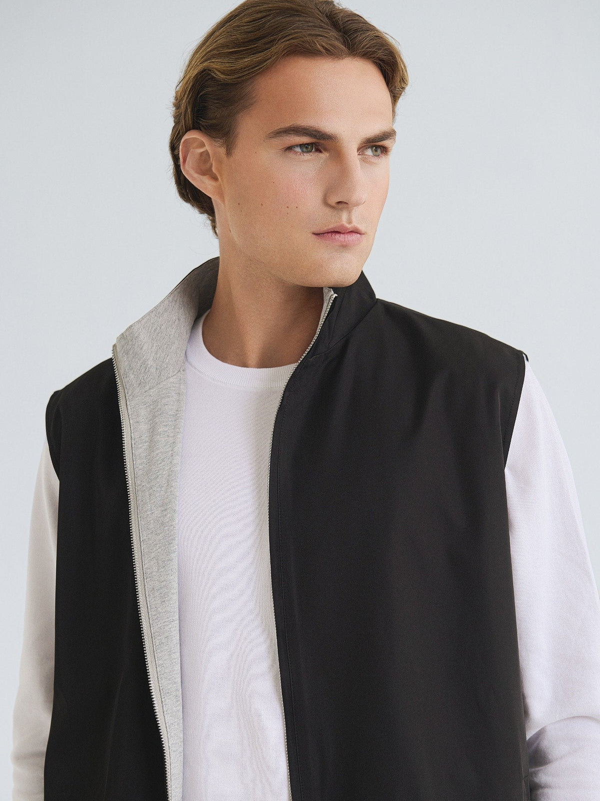 2-in-1 Gilet for Men - Black