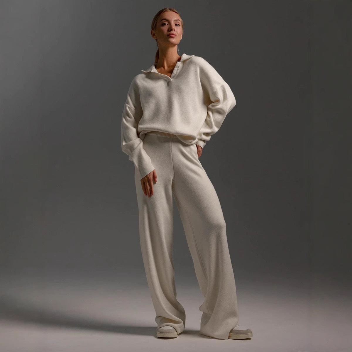 Co-ord Set Ladies Loungewear Top and Trousers