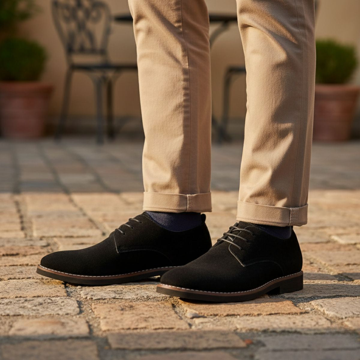Suede Oxford Shoes for Men