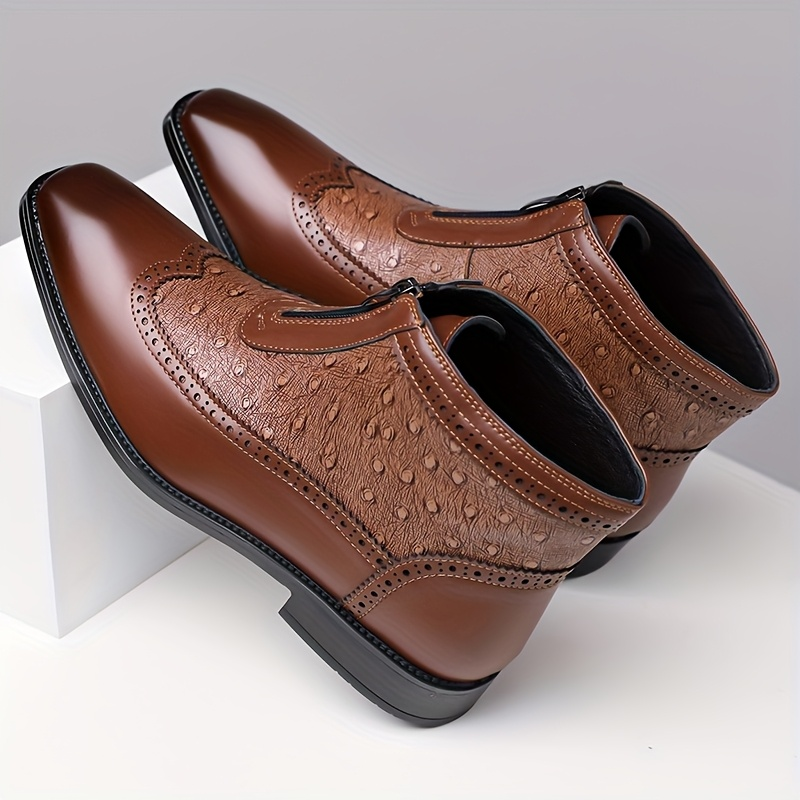 Belmont Ostrich Leather Boots