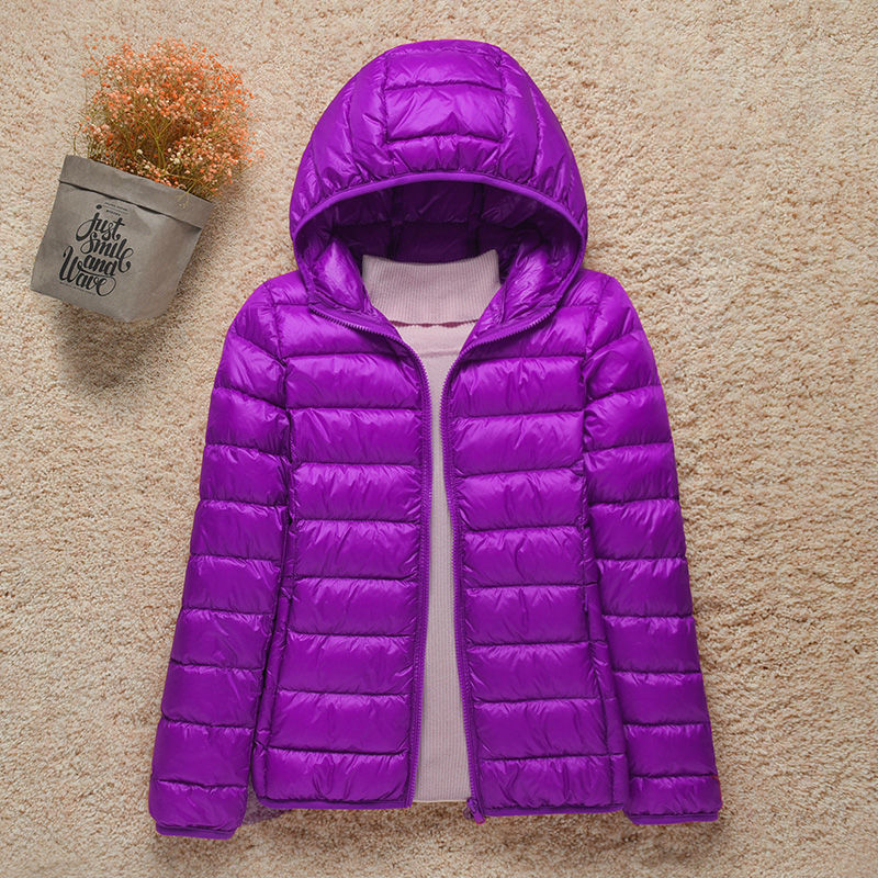 Quilted Hooded Lightweight Padded Jacket