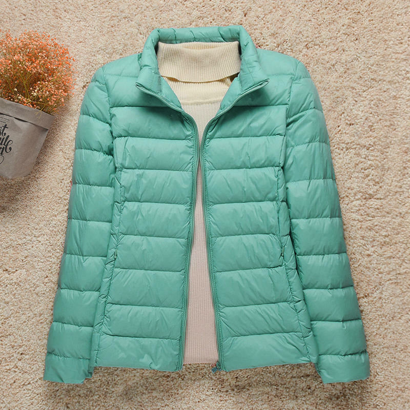 Quilted Hooded Lightweight Padded Jacket