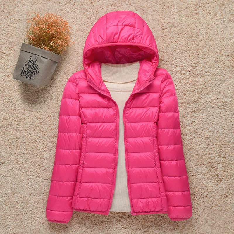 Quilted Hooded Lightweight Padded Jacket