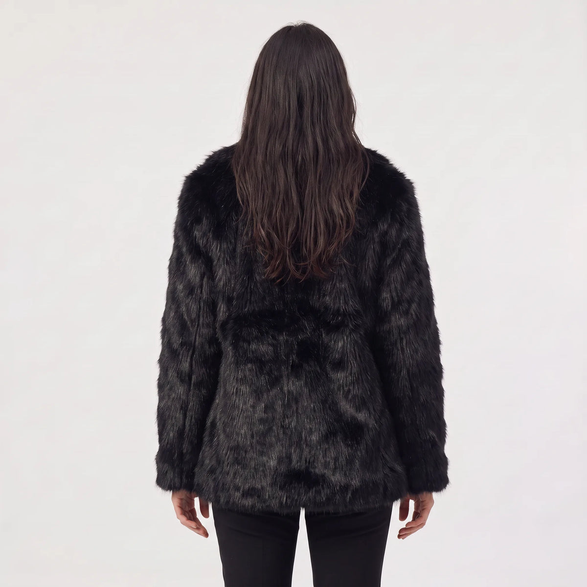 Oversized Women's Faux Fur Coat