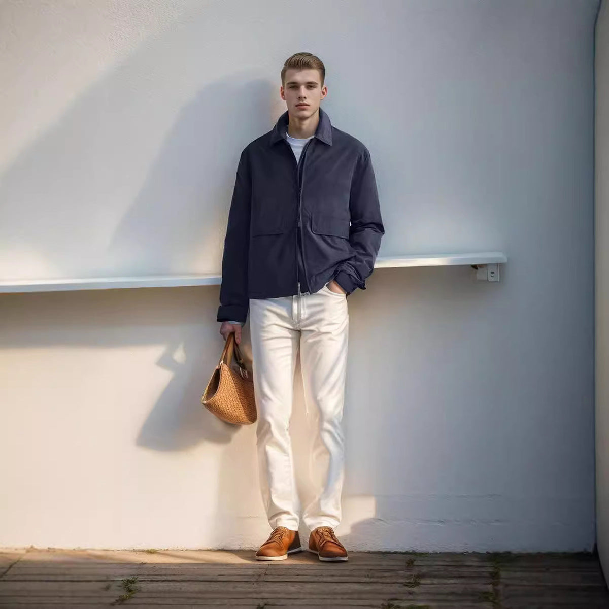 Lightweight Water-Repellent Casual Jacket for Men