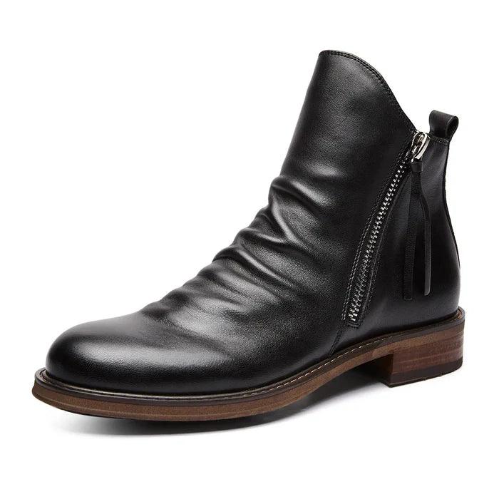 Classic Handcrafted Men's Chelsea Boots - Comfortable Pull-On Design