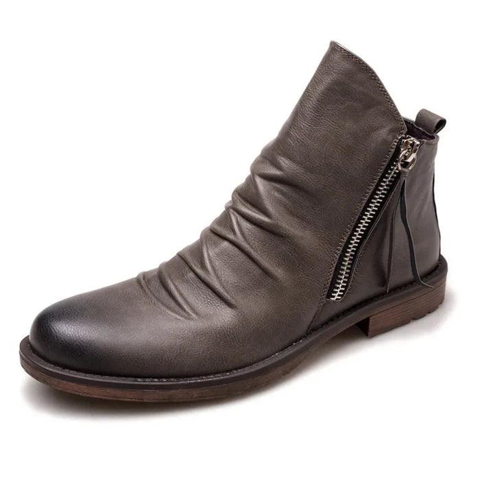 Classic Handcrafted Men's Chelsea Boots - Comfortable Pull-On Design