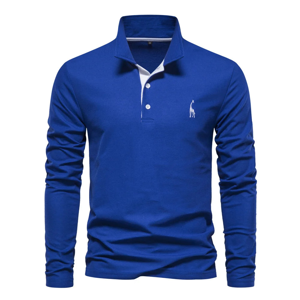 Long Sleeve Polo for Men | Timeless Style and Effortless Comfort